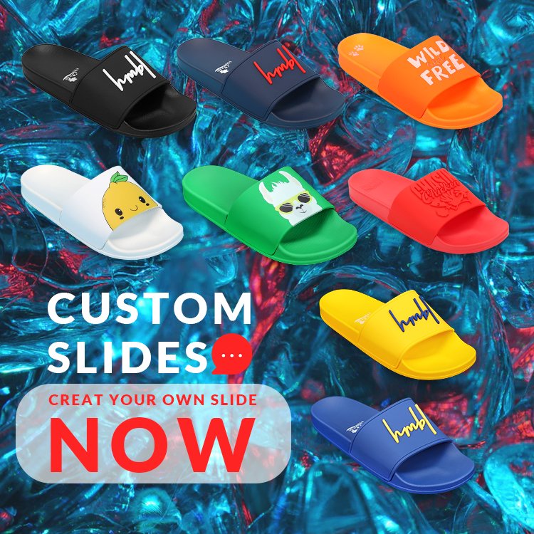Factory Price Custom Fall/Winter Slides Footwear Customized Shoe Boxes For Slippers And Slides Slides Footwear Kids And Adult