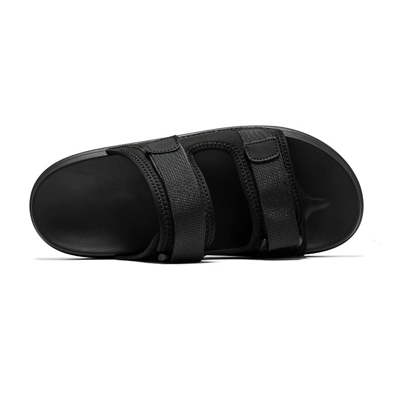 Outdoor Non-Slip Slides Male Leather Sandals Indoor Soft Leather Platform Slippers For Men