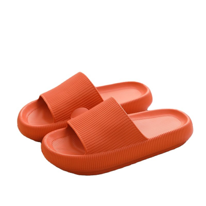 Pillow Slide Slippers Anti Slip Quick Dry Open Toe Super Soft Thick Soled Bath Shower Sandals Unisex Home Eva Slippers