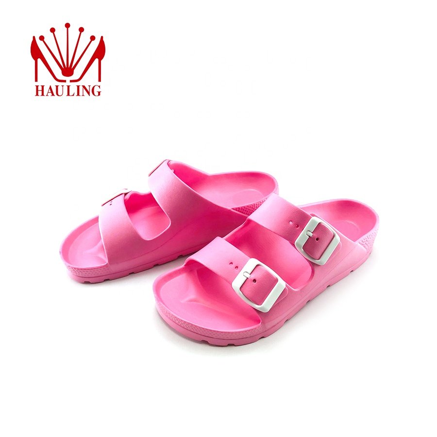 New Fashion House Sandals Birken Style Customized Buckle Flat Bottom Thick Sole Slides Slippers Men's Sandals