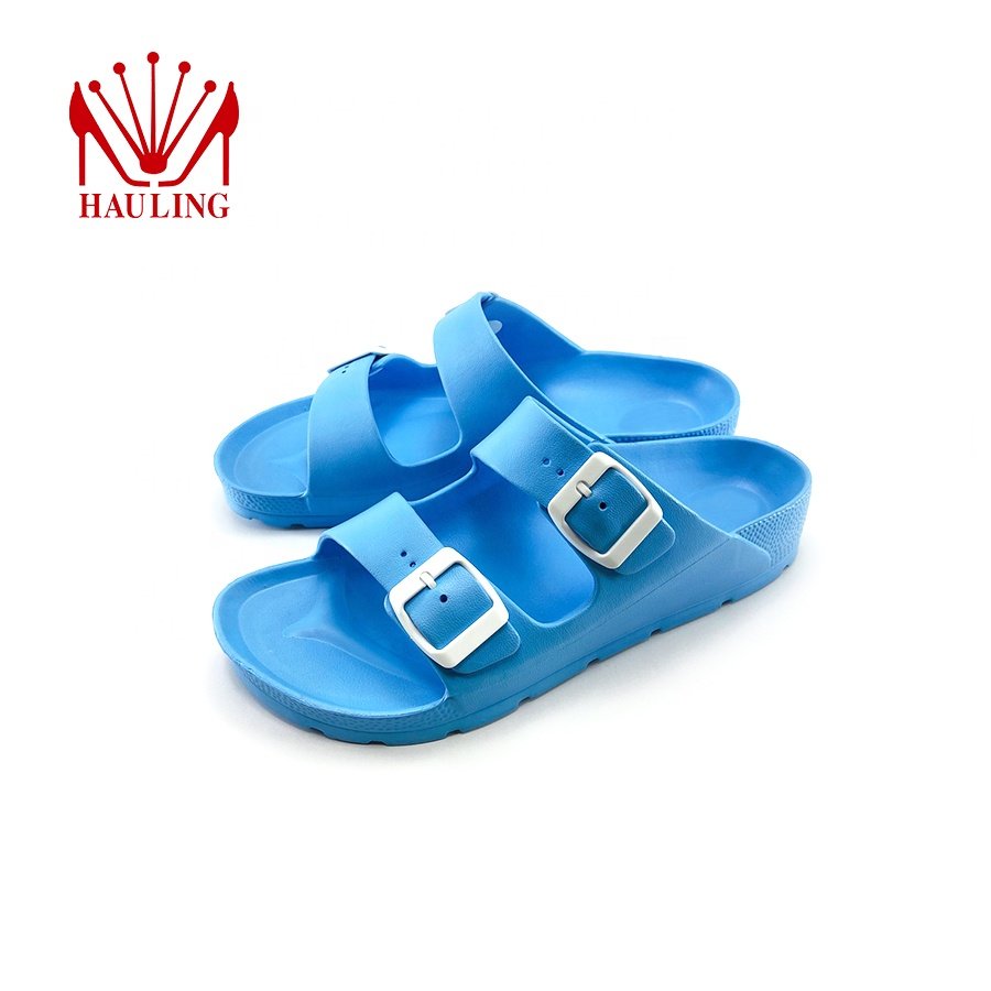 New Fashion House Sandals Birken Style Customized Buckle Flat Bottom Thick Sole Slides Slippers Men's Sandals