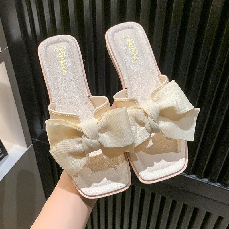 New Fashion Flat Sandals Thickened Heel Non-slip Ladies Slippers Indoor and Outdoor Women's Shoes Slides Slippers