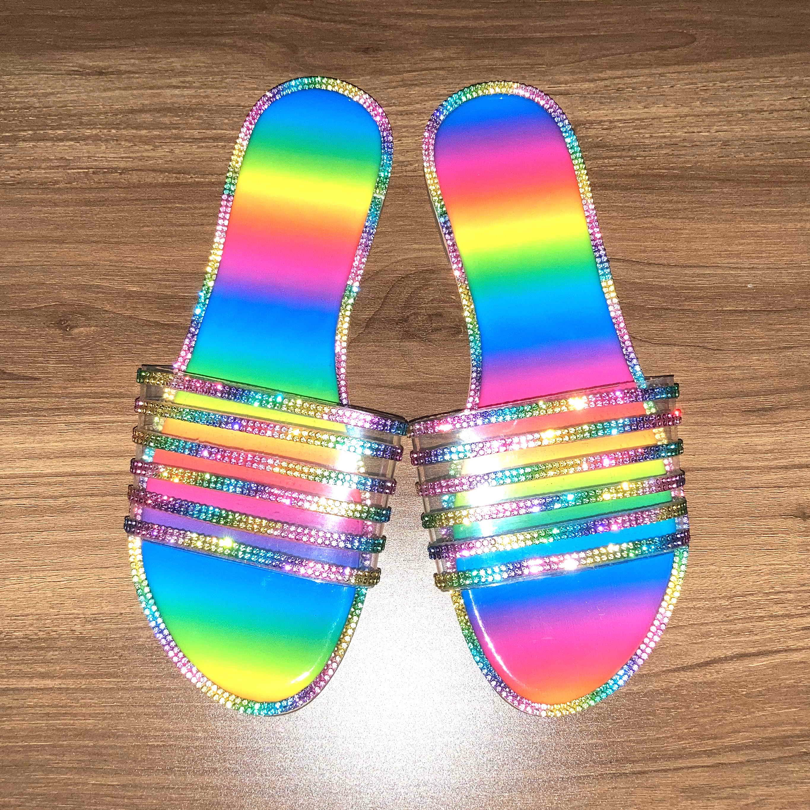 Ladies sandal 2024 Wholesale women's sandals PVC plastic Clears Casual Shoes slides fancy chain slippers ladies summer sandals