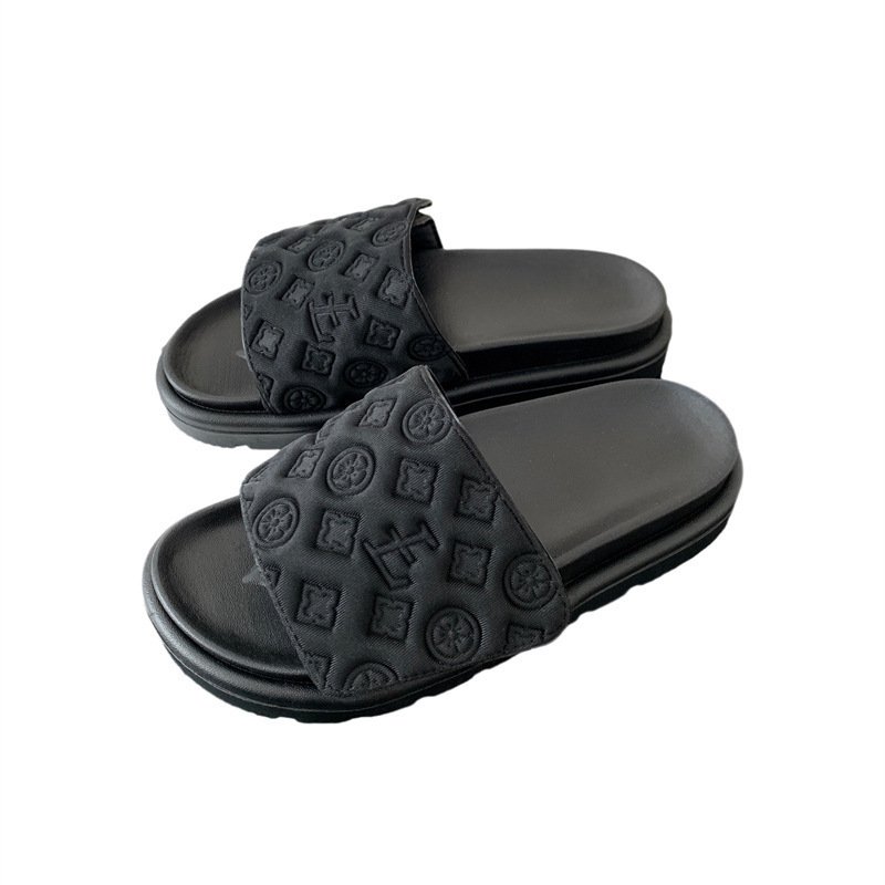 High Quality Light Weight Beach Flat Shoes Sandals 2024 Summer Luxury Designer Branded Slides Slippers For Women