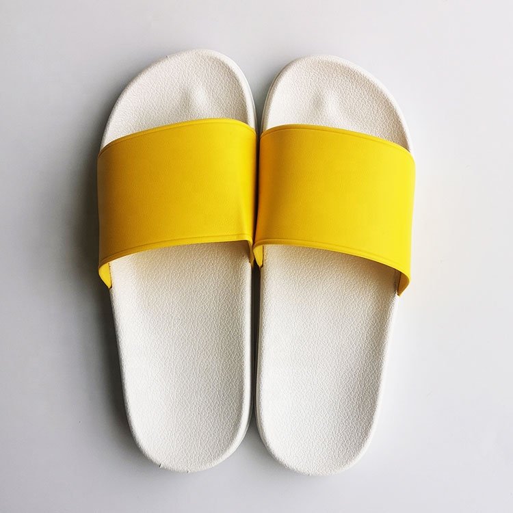 White Slippers Colors Beach Big Size Men Slippers Slides Material Good Quality New Custom Wholesale Cheap Beach PVC ODM CN;GUA