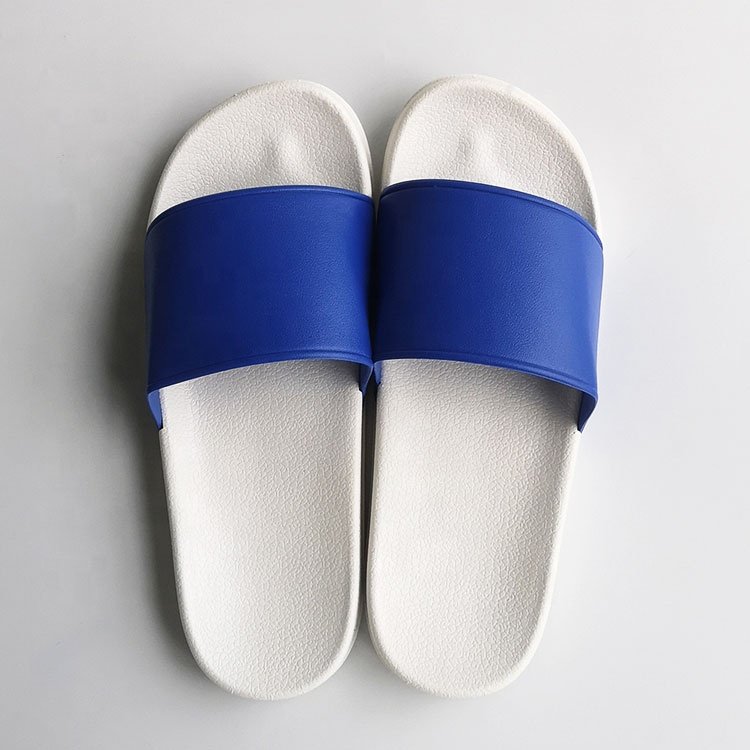 White Slippers Colors Beach Big Size Men Slippers Slides Material Good Quality New Custom Wholesale Cheap Beach PVC ODM CN;GUA
