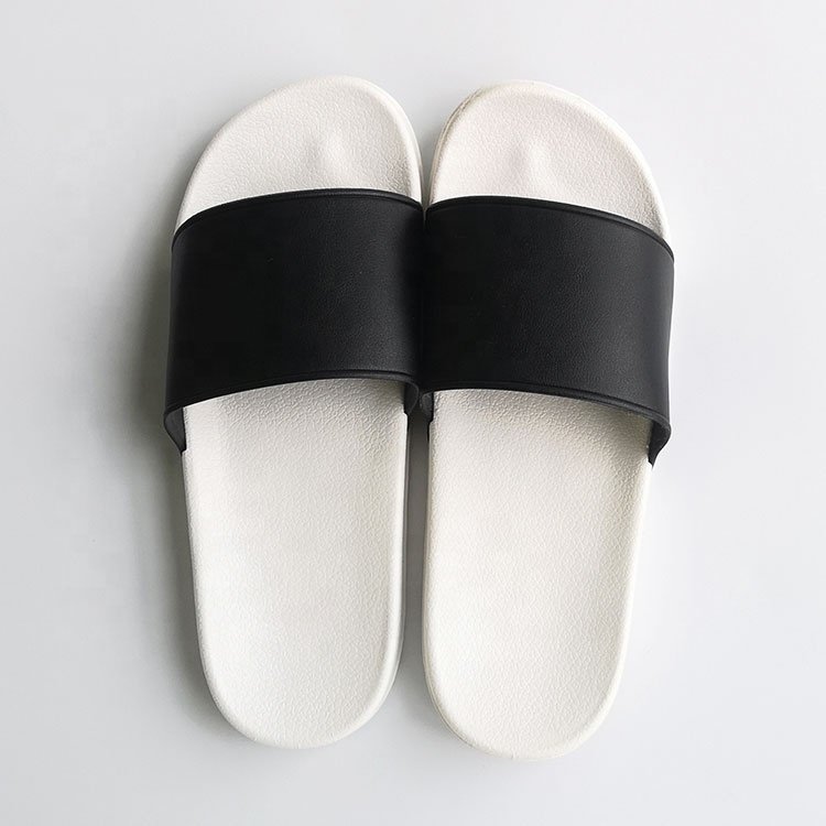 White Slippers Colors Beach Big Size Men Slippers Slides Material Good Quality New Custom Wholesale Cheap Beach PVC ODM CN;GUA
