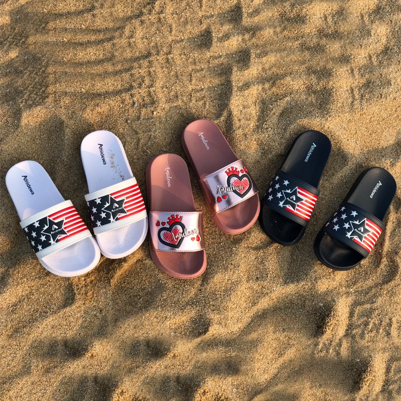 2024 New Custom Beach Shoes Slides Unisex Soft Women EVA Outdoor Slipper