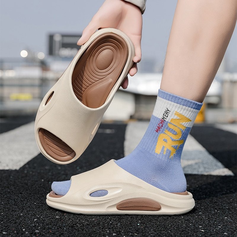 summer beach male slides adult home slides slippers outdoor luxury sandals custom sport shoes