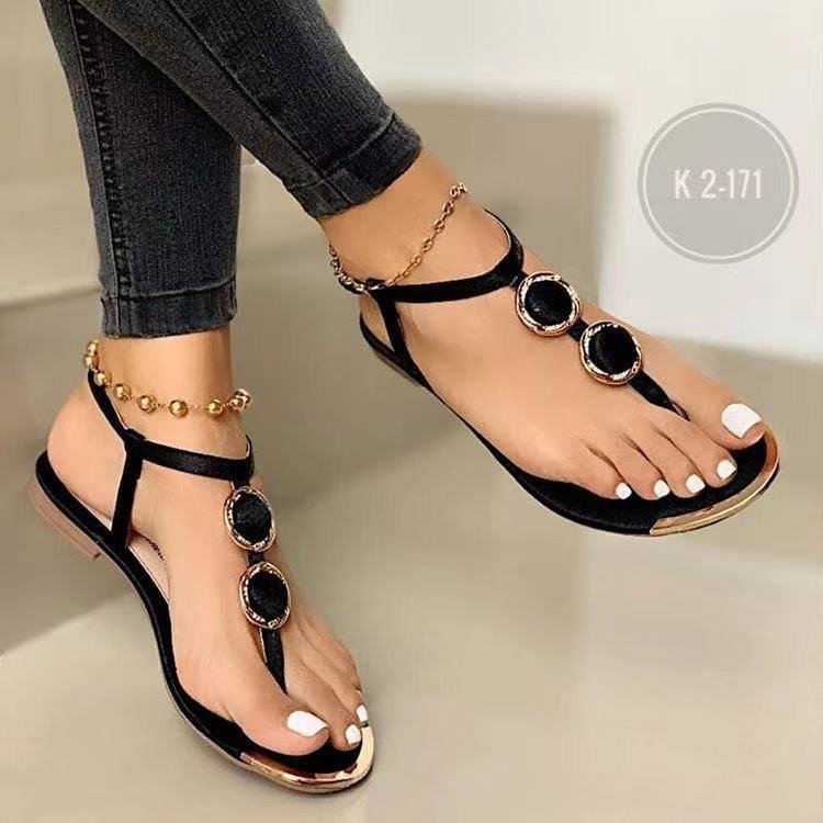 Hot Style Open Toe Women's Flip Flops Custom Low Price Beach Slides Slippers Ladies Flat Sandals