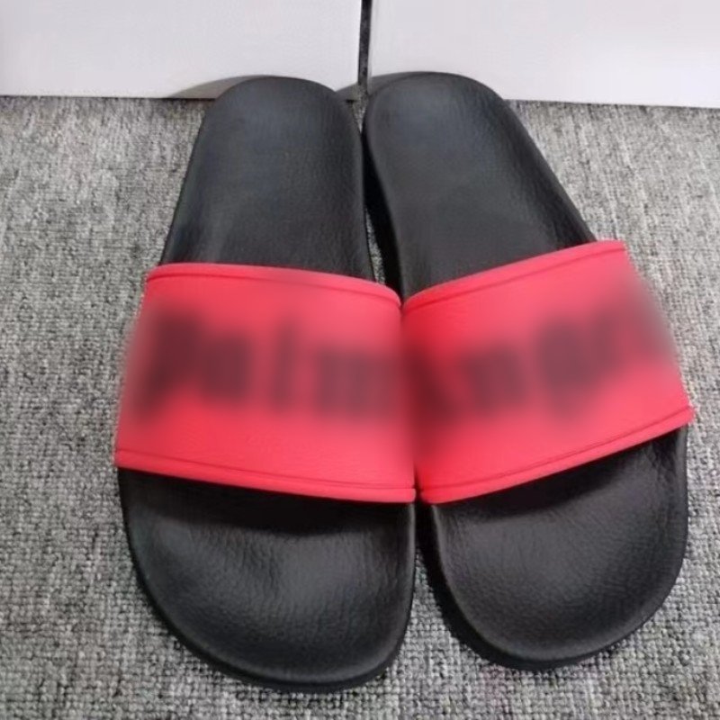 Wholesale designer brand shoes fashion men high quality black sandals beach slides slippers for women
