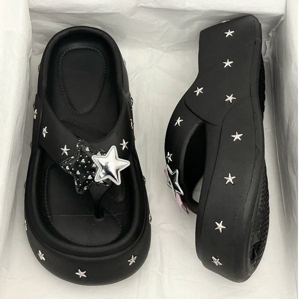 Pillow Slide Slippers Anti Slip Quick Dry Open Toe Super Soft Thick Soled Bath Shower Sandals Unisex Home Eva Slippers