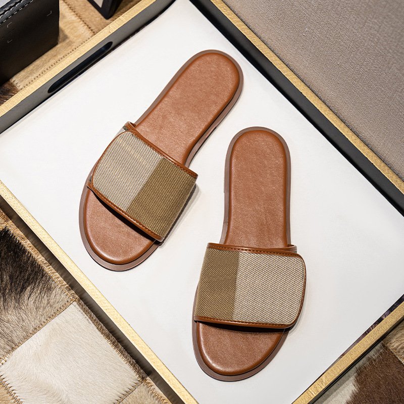 Designer Famous brand Luxury slippers Casual custom ladies slippers women