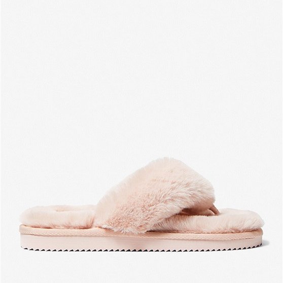2024 Customizable Comfortable Outdoor Sandals Winter Warm Faux Fur Slippers Breathable EVA Insole Anti-Slip Plush Wool Material
