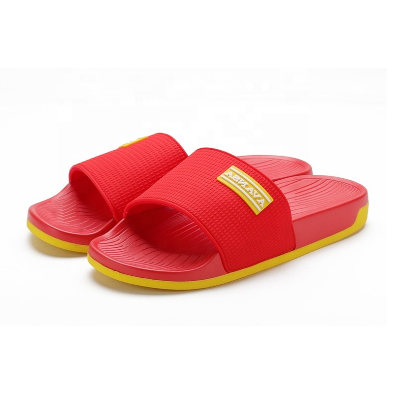 Henghao Oem Odm Pop Culture Slippers Sports Team Slippers Custom Logo Slide Sandal Slippers, Custom Men Slides With Logo