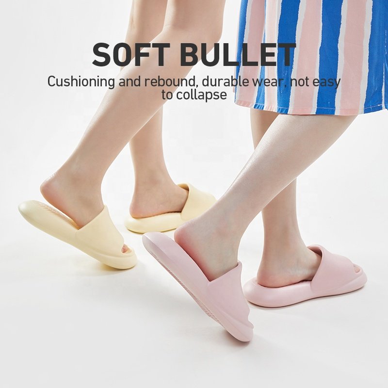 Men's Women's Anti-Slip EVA Quick-Drying Hard-Wearing Cushioning Slides Slippers