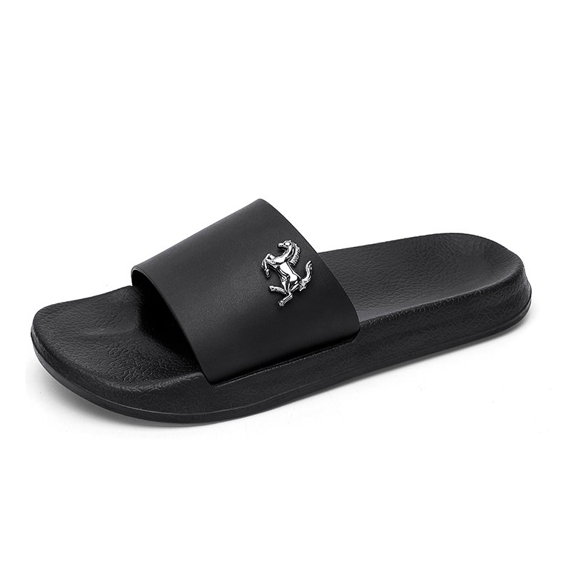 Fashion Trend Men Sandals Black Luxury Slippers For Summer Beach Shoes EVA Wholesale SLides Slippers