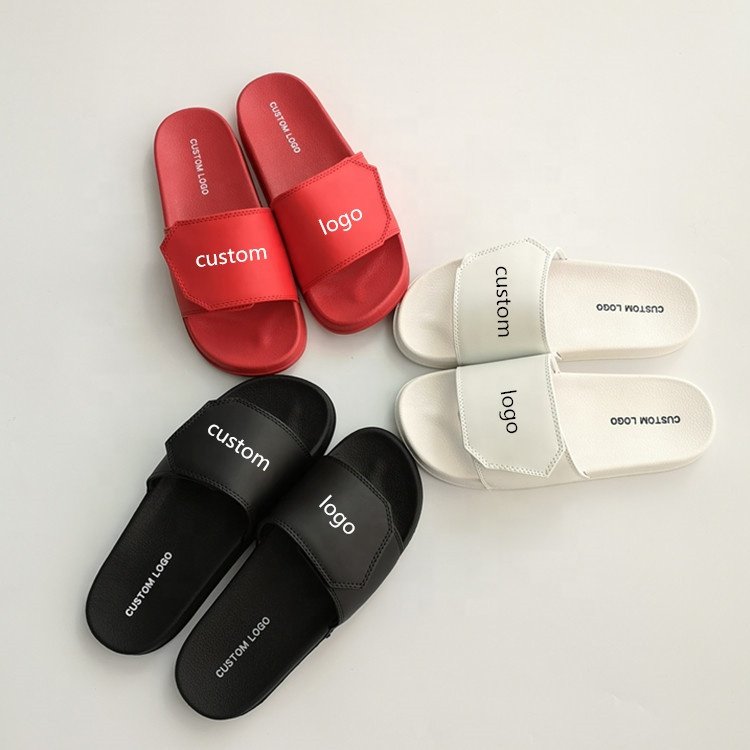 2021 Beach walk summer slipper shoes new design adjustable pvc sandals custom slides