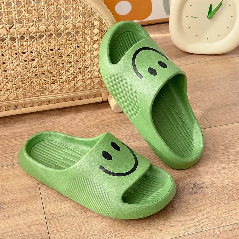 2024 Comfy and Smile Stylish Thick Sole Flip Flops Men Women EVA Sandals Shoes Outdoor Anti-Slip Slide Slippers