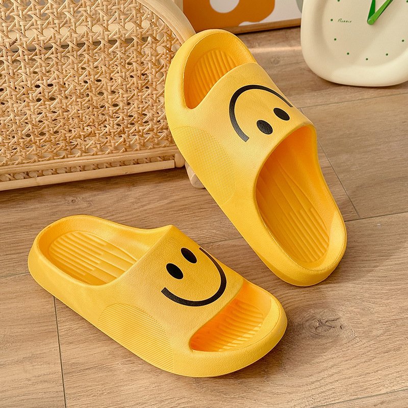 2024 Comfy and Smile Stylish Thick Sole Flip Flops Men Women EVA Sandals Shoes Outdoor Anti-Slip Slide Slippers