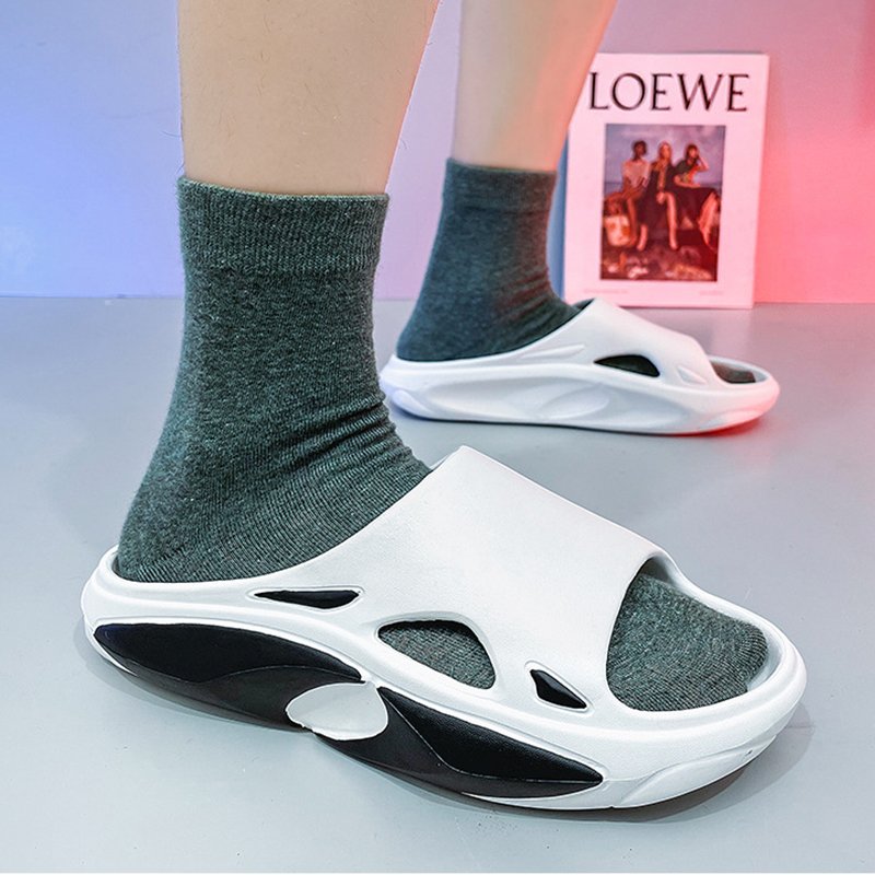 2024 Custom Logo New Unisex Summer Sandals Men Flat Slides Shoes Women Slip On Eva Indoor Beach Slippers Custom