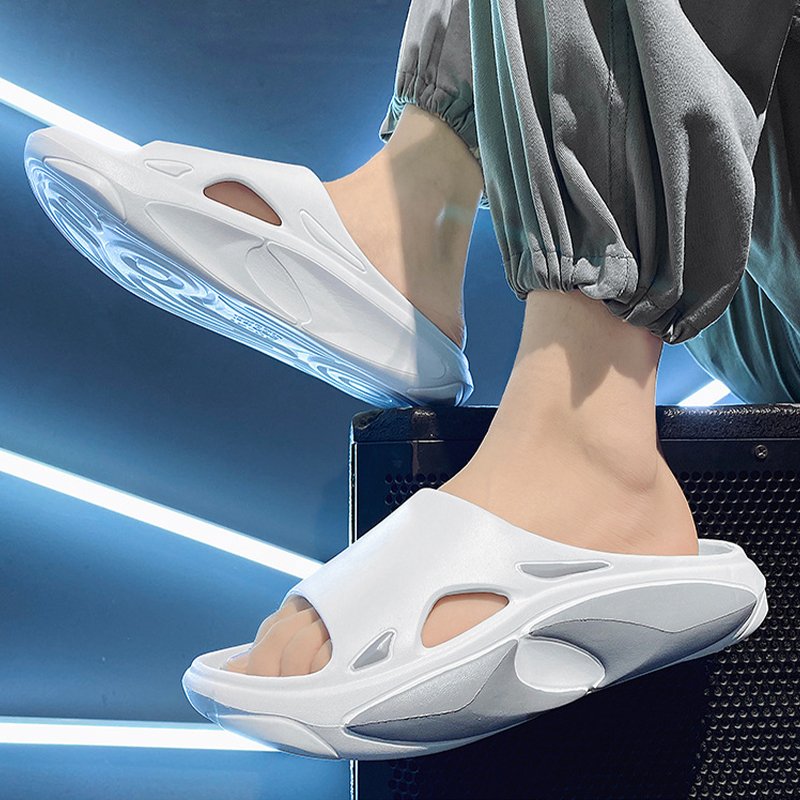 2024 Custom Logo New Unisex Summer Sandals Men Flat Slides Shoes Women Slip On Eva Indoor Beach Slippers Custom