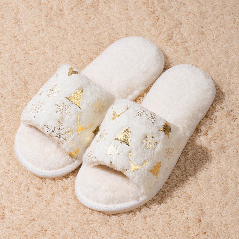 PVC Sole White Slipper House Latest Ladies Open Toe Slippers Women Home Slide Slippers