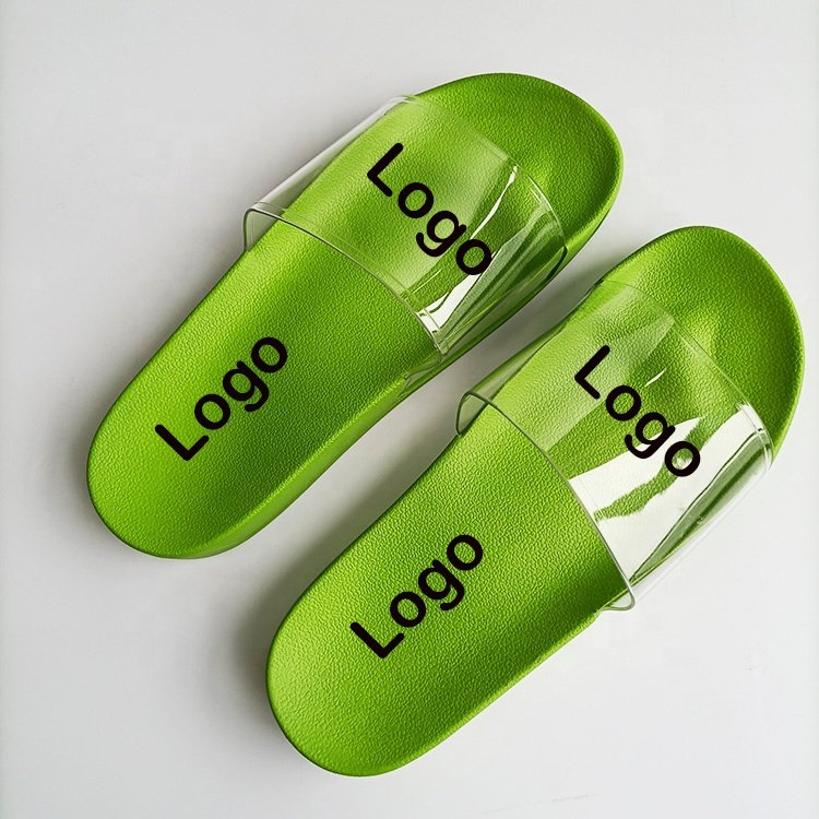 2022 New Style Slides Soft Comfortable Slippers Open Round Toe House For Men Transparent Strap Slides Shoes