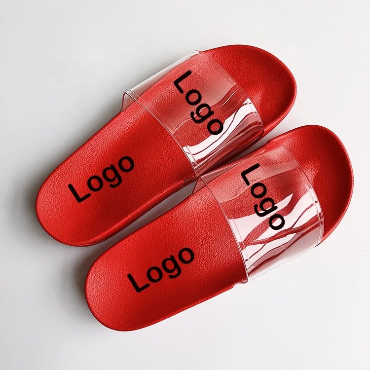 2022 New Style Slides Soft Comfortable Slippers Open Round Toe House For Men Transparent Strap Slides Shoes