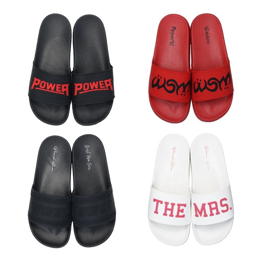 Premium Blank Custom Logo Rubber Slippers Slides Sandals Designed Both Men and Women slides slippers custom logo