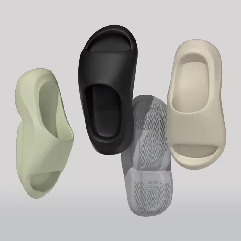 Factory New Design Custom Logo Printing Eva Foam Slippers Men Slides Slippers Footwear Women Sandals Custom Slides With Logo