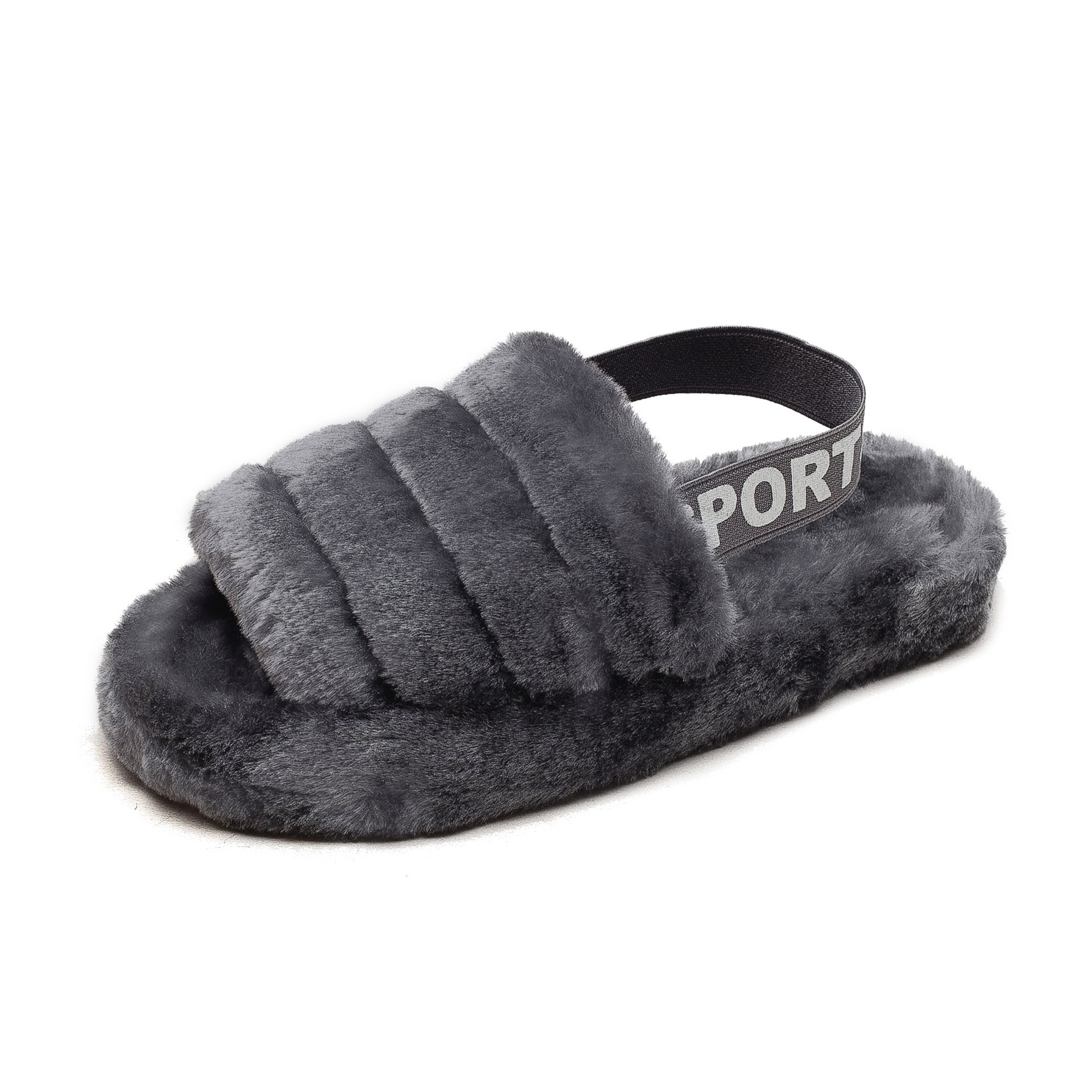 2023 New soft fashion Women's Fluff Yeah Slide Slipper ladies winter slippers Women's Soft Plush Lightweight House SlippersW8188