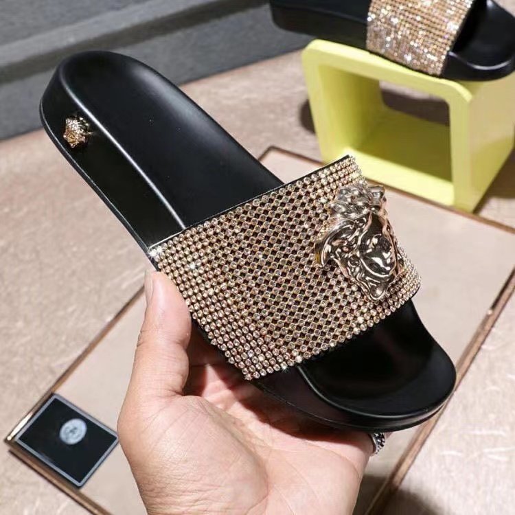 2022 Designer high quality versee slides sandals slippers women china sandalias transparentes con flor social