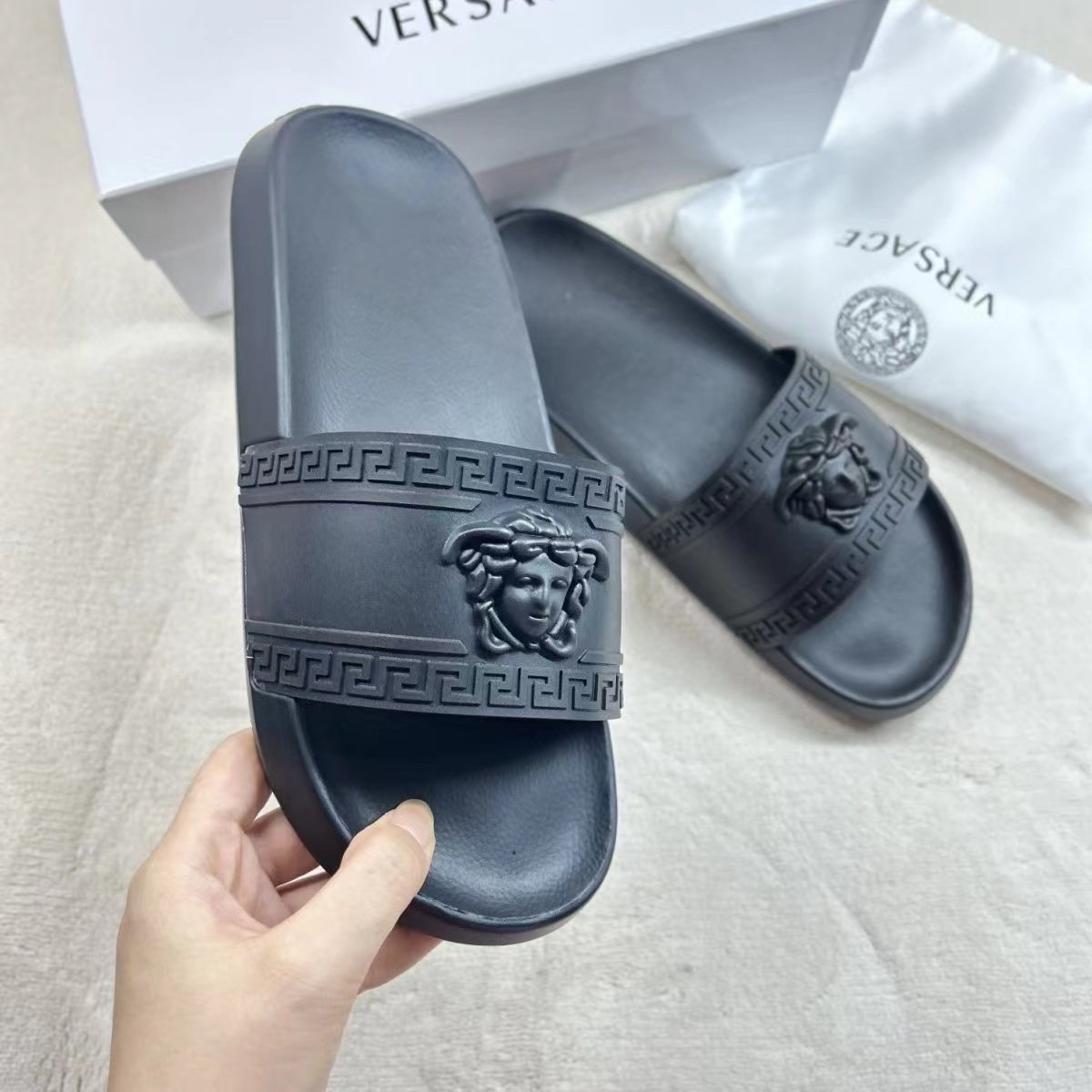 2022 Designer high quality versee slides sandals slippers women china sandalias transparentes con flor social
