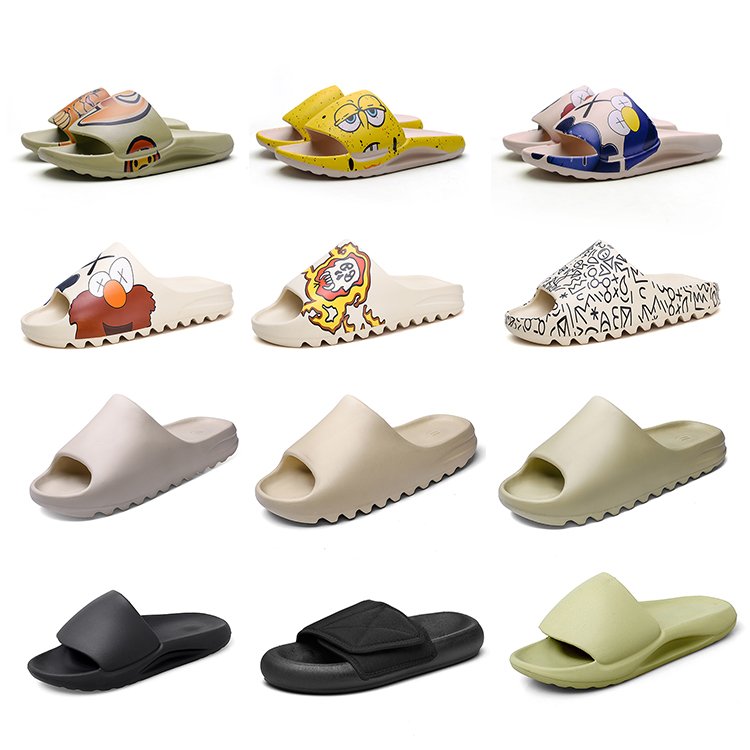 Custom Logo Quality Unisex Bone Elmo Toddler Designer Foam Pink Colorful Inspired Style Sandal Slide Slipper For Men