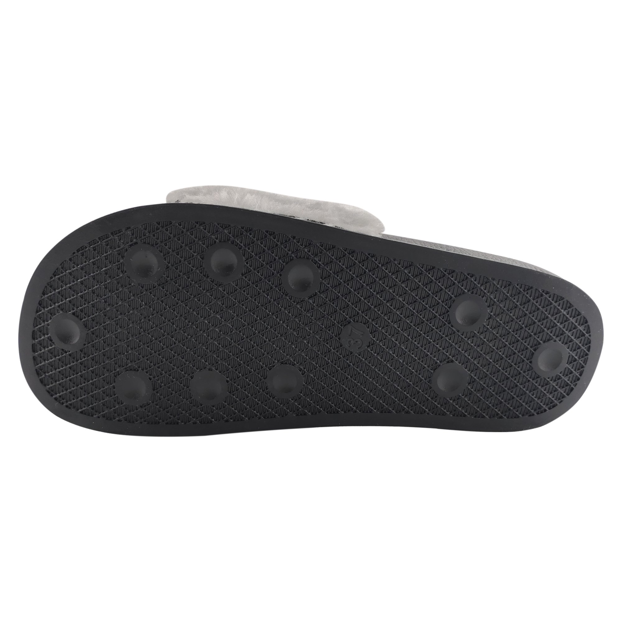 Greatshoe new fashion girl's plush slides slippers sandals for women breathable faux wholesale fur sandals ladies slides