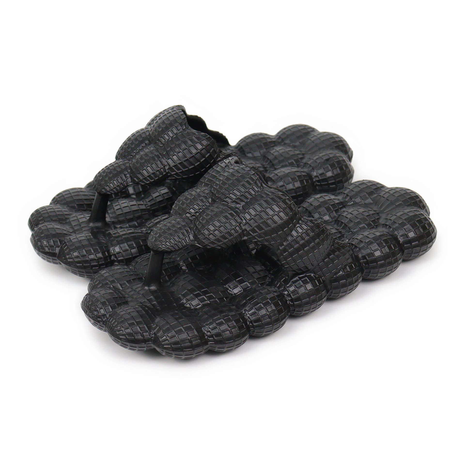 2024 New Trendy Bubble Women 5 Color Slide Slipper Cool Slippers Comfortable Soft Beach Massage Bubble Slides Open Toe Sandals