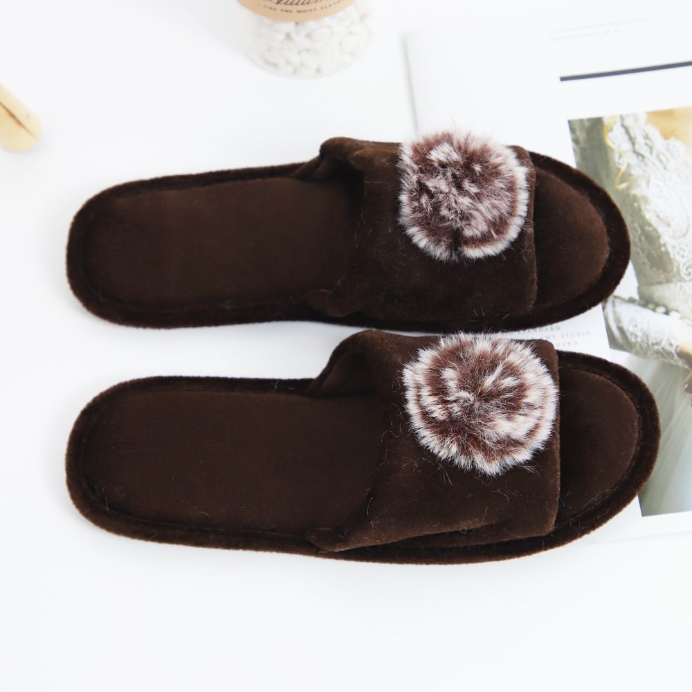Womens Cross Band Bowknot Slipper Soft Plush Indoor Slip On Fluffy Cross Slippers Faux Fur Slide House Shoes Women