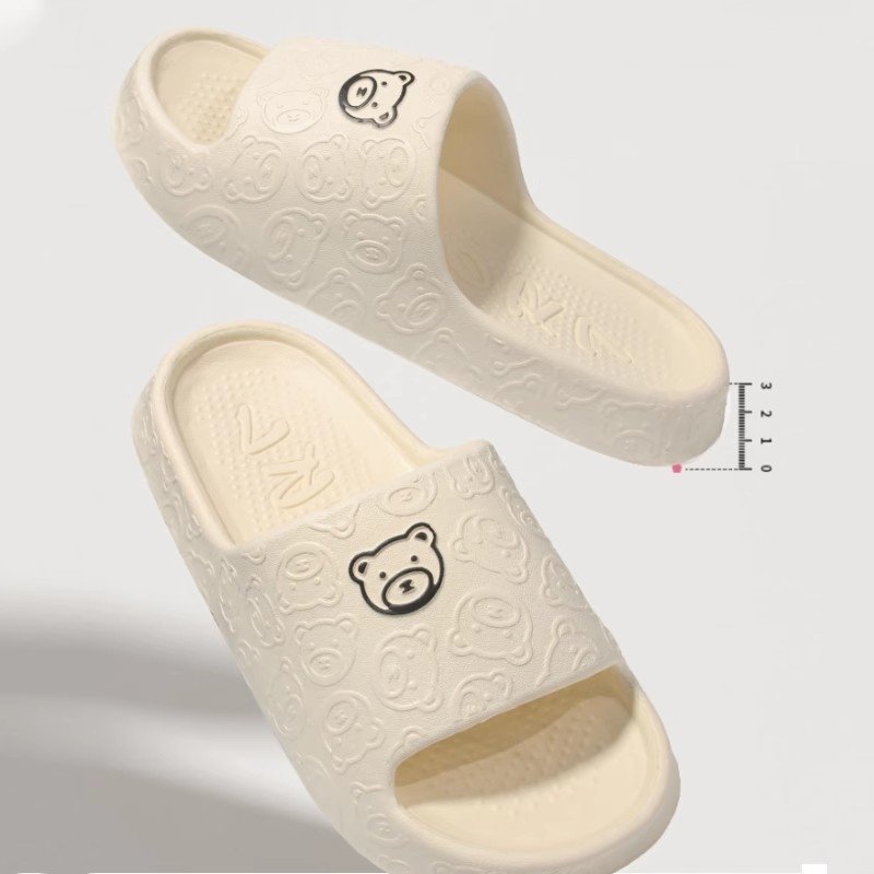 2024 New Summer EVA Hotel Slippers Leisure Slides Sandals Thick Sole Anti Slip Shoes Outdoor Beach Shoes Casual Clogs Wholesale