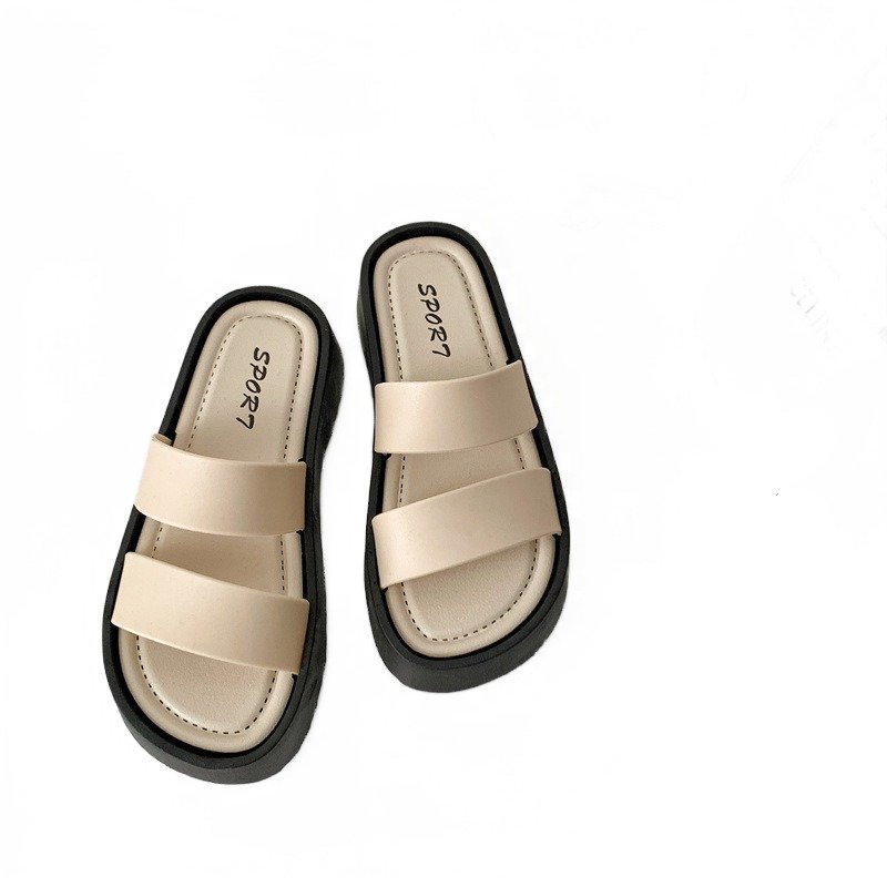 2024 NEW MZ Summer Beach Flat Ladies two band Slippers and Sandals New Design Slide Slippers for Women Outdoor Slippers