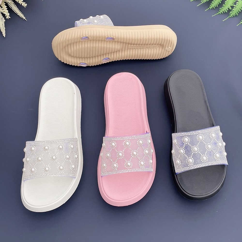 Popular Design Custom Made Soft Girl Fashion Nude Beach Slippers Slide Slipper For Ladies