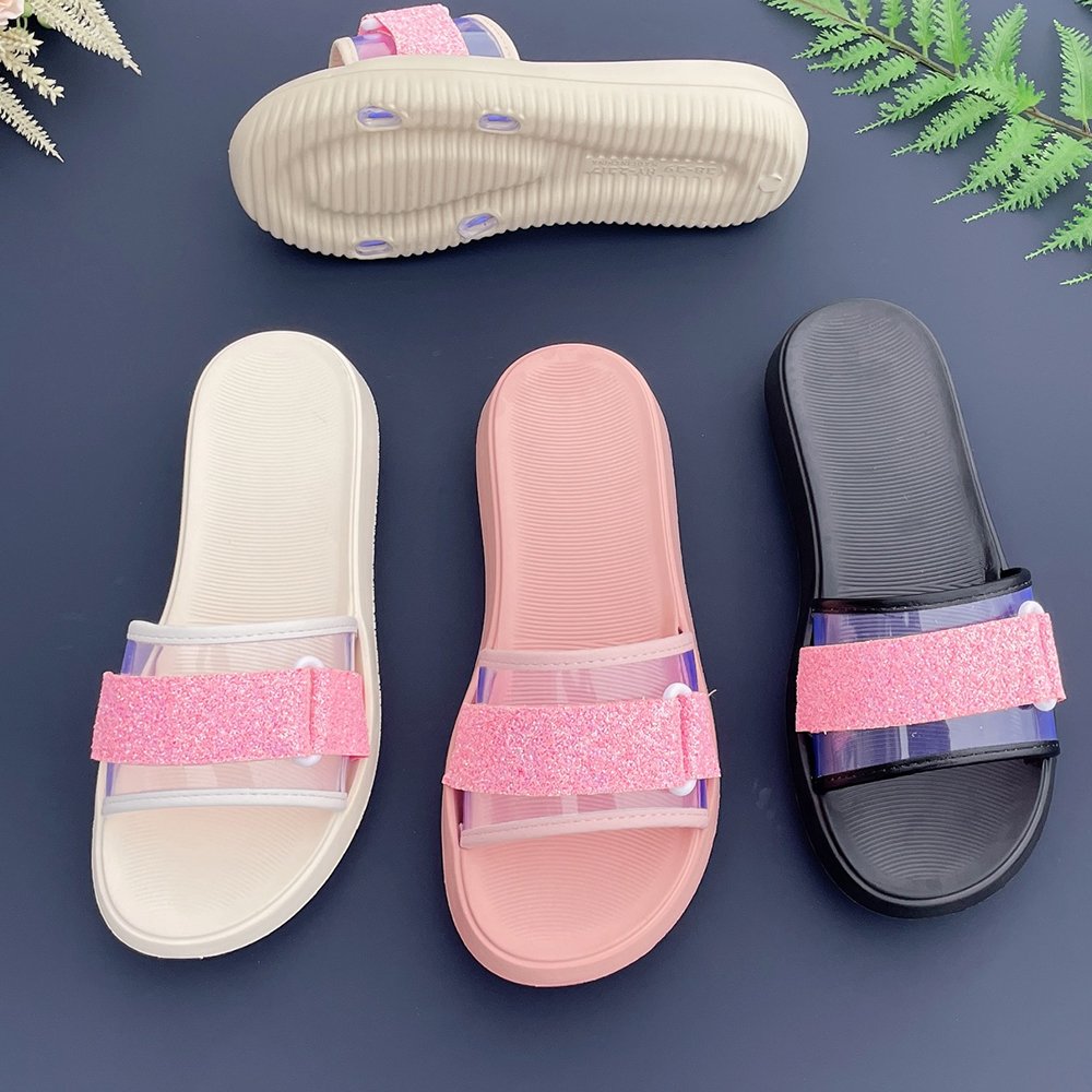 Popular Design Custom Made Soft Girl Fashion Nude Beach Slippers Slide Slipper For Ladies