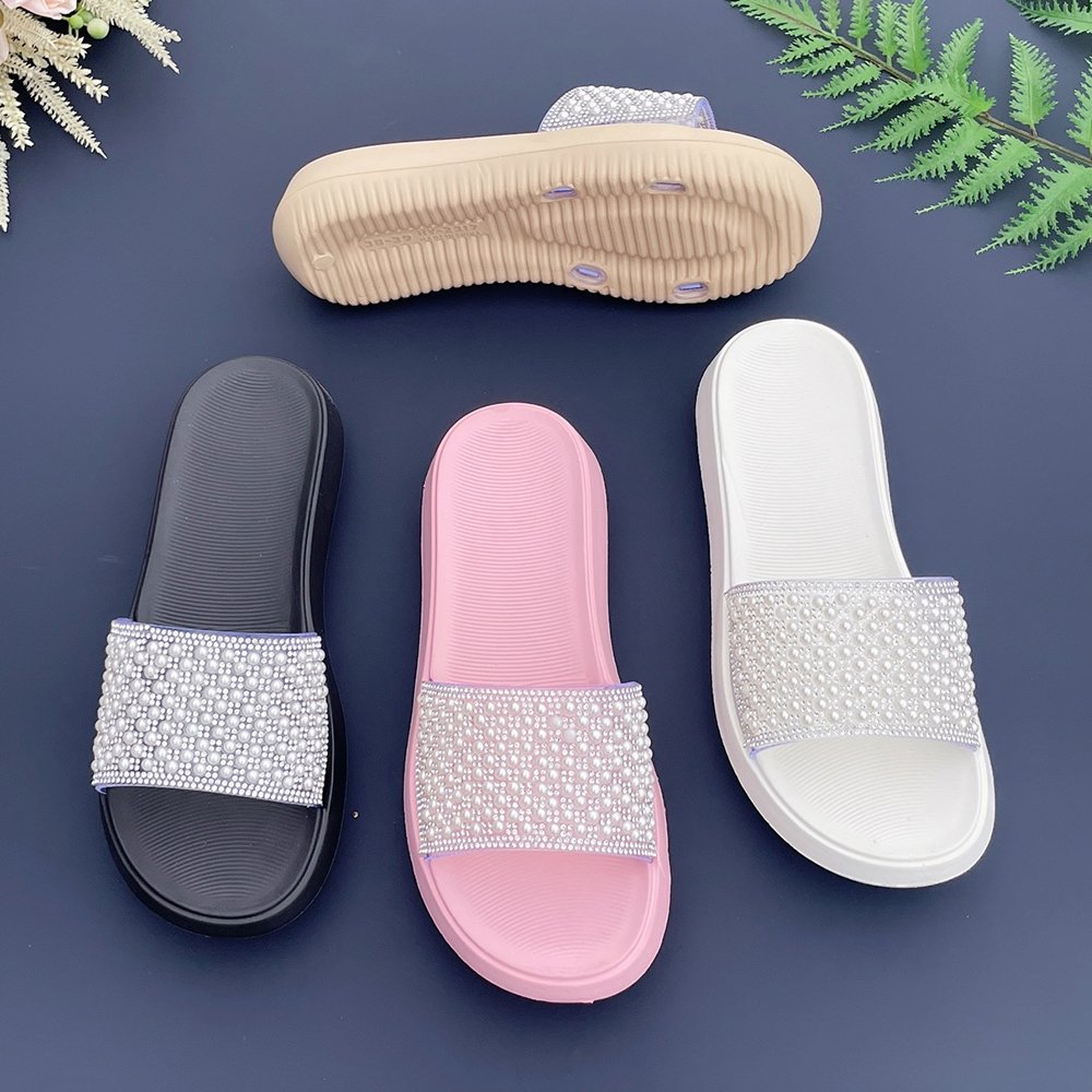 Popular Design Custom Made Soft Girl Fashion Nude Beach Slippers Slide Slipper For Ladies