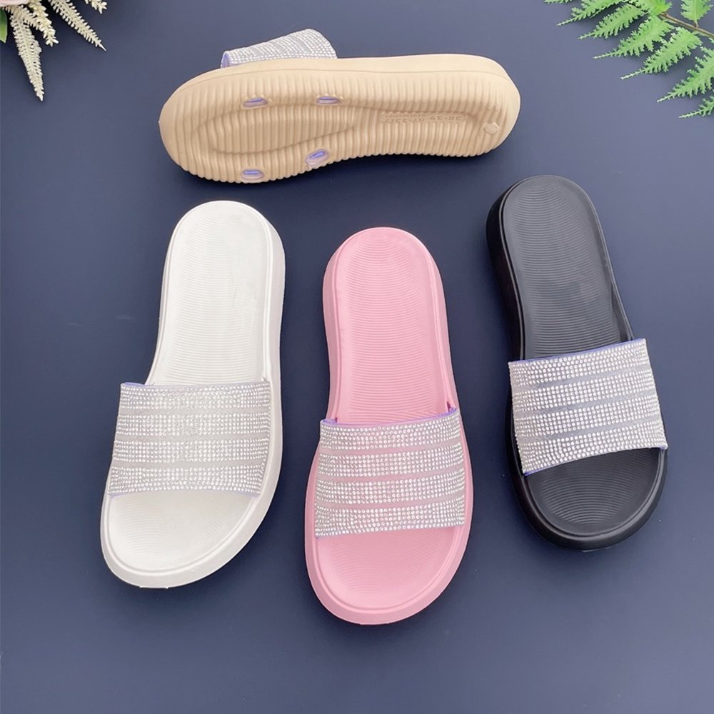 Popular Design Custom Made Soft Girl Fashion Nude Beach Slippers Slide Slipper For Ladies