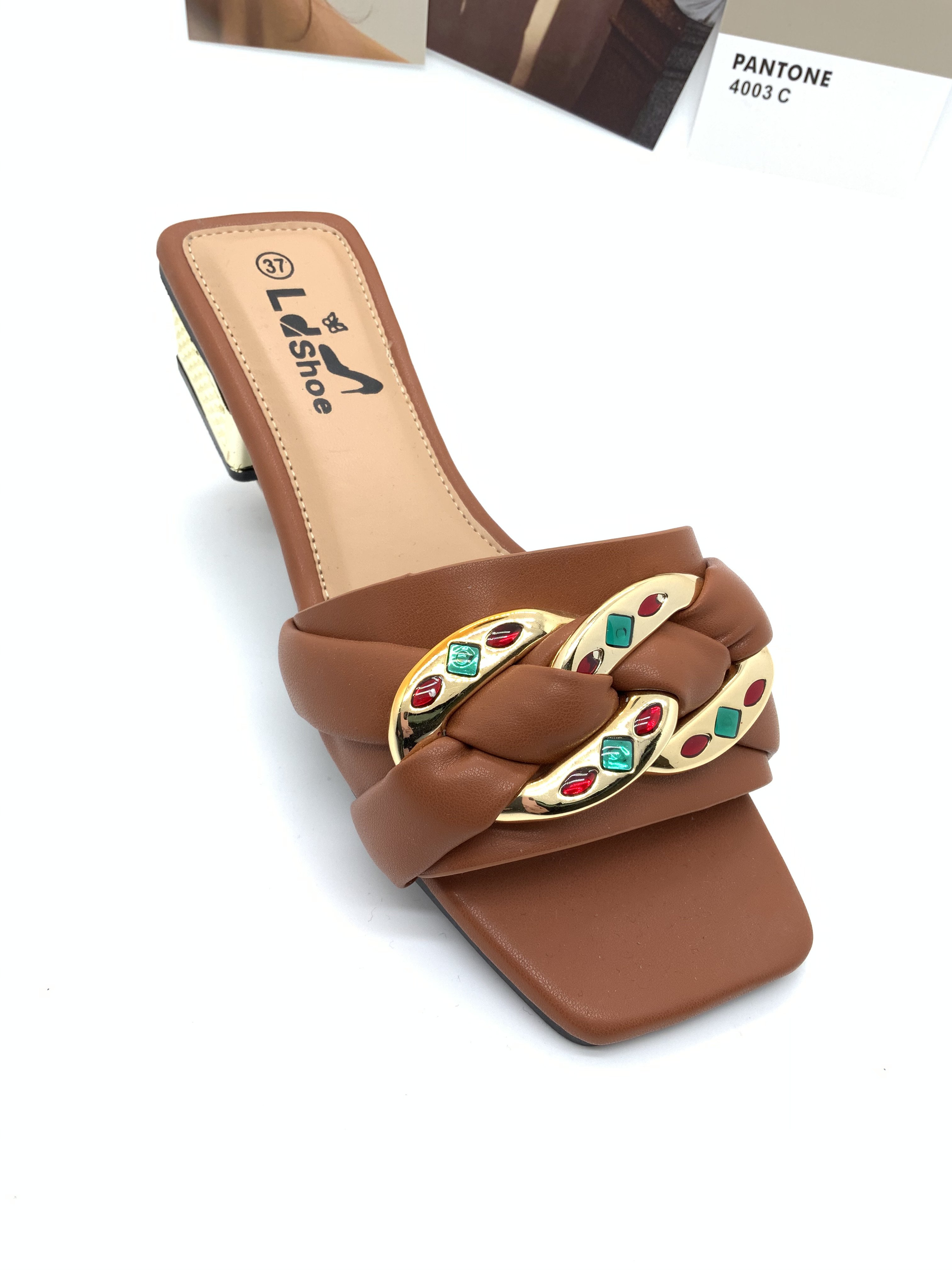 Summer Women fashion shoe women Slide slipper Fashion Shoe Sandals Square Toe Women And Ladies Slippers