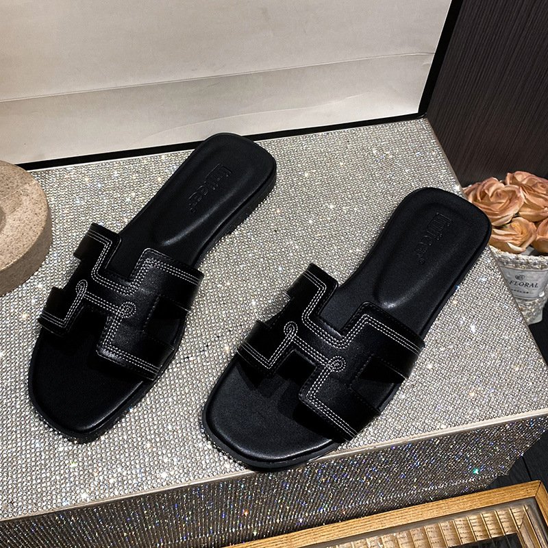 High Quality Female Summer Beach Slippers Women Fashion Wear Outdoor Flat Sandals High-end Ladies Slides Slippers