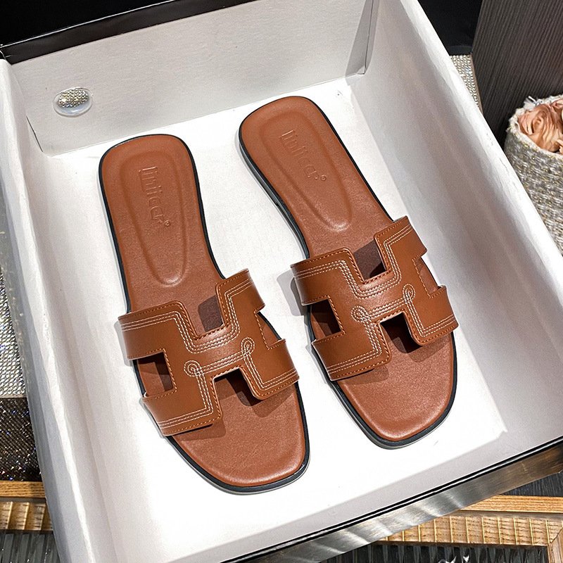 High Quality Female Summer Beach Slippers Women Fashion Wear Outdoor Flat Sandals High-end Ladies Slides Slippers