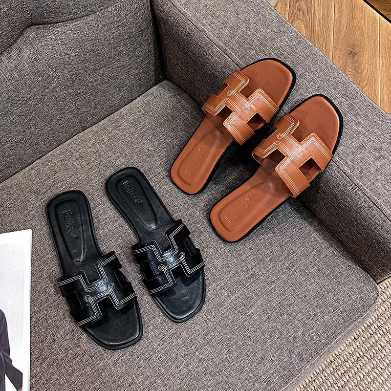 High Quality Female Summer Beach Slippers Women Fashion Wear Outdoor Flat Sandals High-end Ladies Slides Slippers