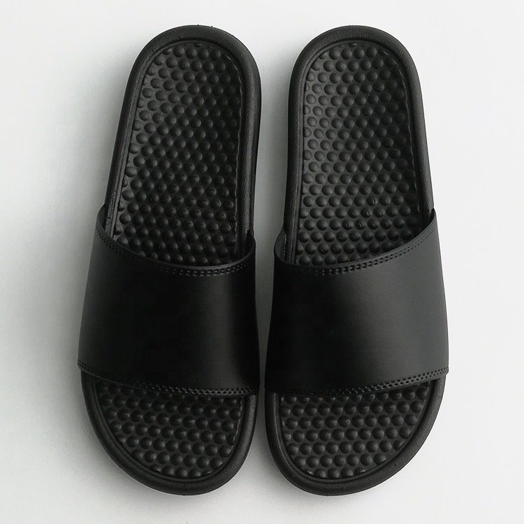 Latest mould popular men slides sandals, wholesale men fashion slide beach sandals, men massage custom sliders sandals