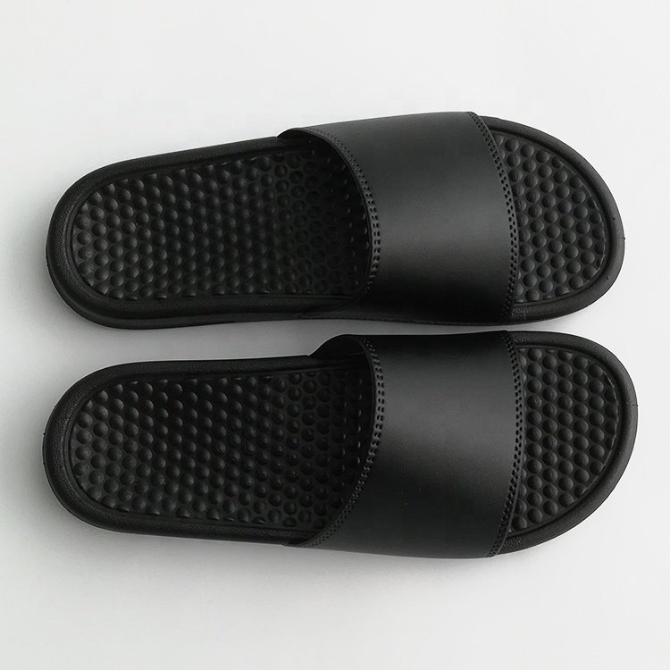 Latest mould popular men slides sandals, wholesale men fashion slide beach sandals, men massage custom sliders sandals